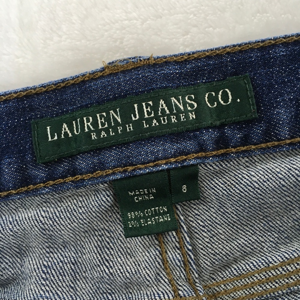 Lauren Jeans Ralph Lauren Capri Cuffed Size 8 - Picture 6 of 8